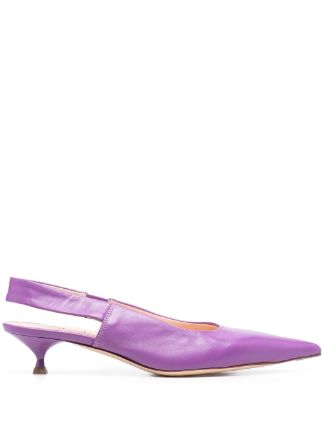 AGL point toe Slingback Mules Farfetch