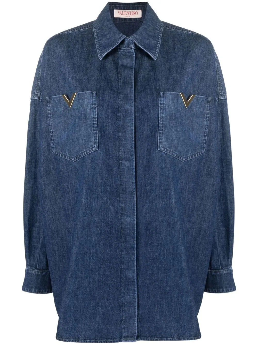 Valentino 2024 denim shirt