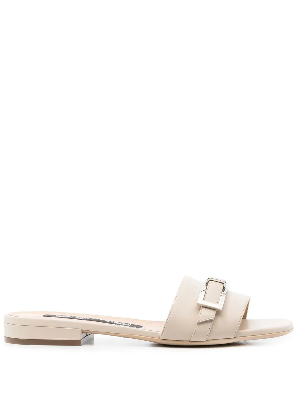 

Sergio Rossi Jelly buckle-detail mules - Neutrals