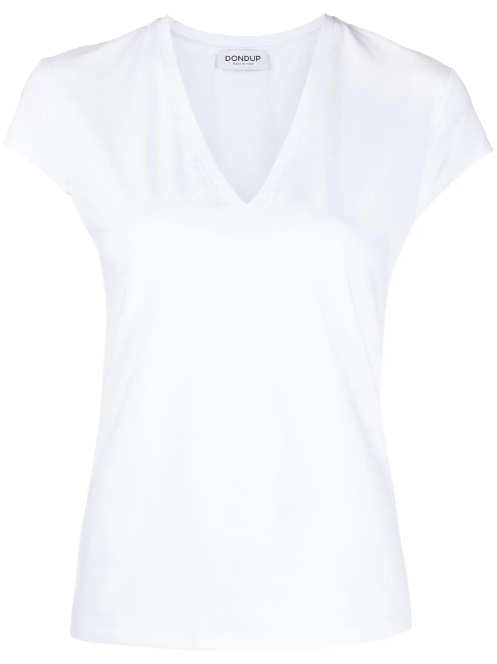 

DONDUP playera con cuello en V - Blanco