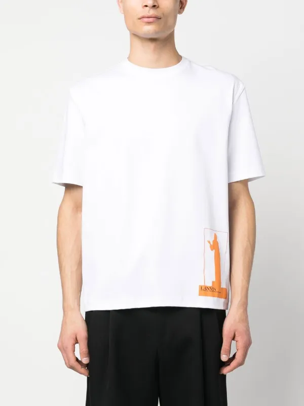 Lanvin Graphic archive-print T-shirt | White | FARFETCH