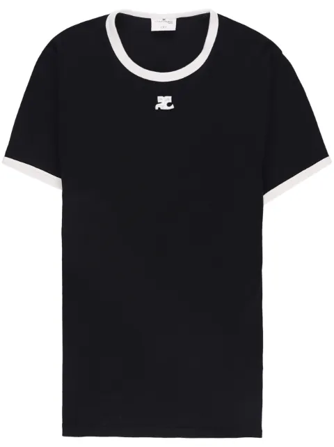 Courrèges Bumpy contrast T-shirt