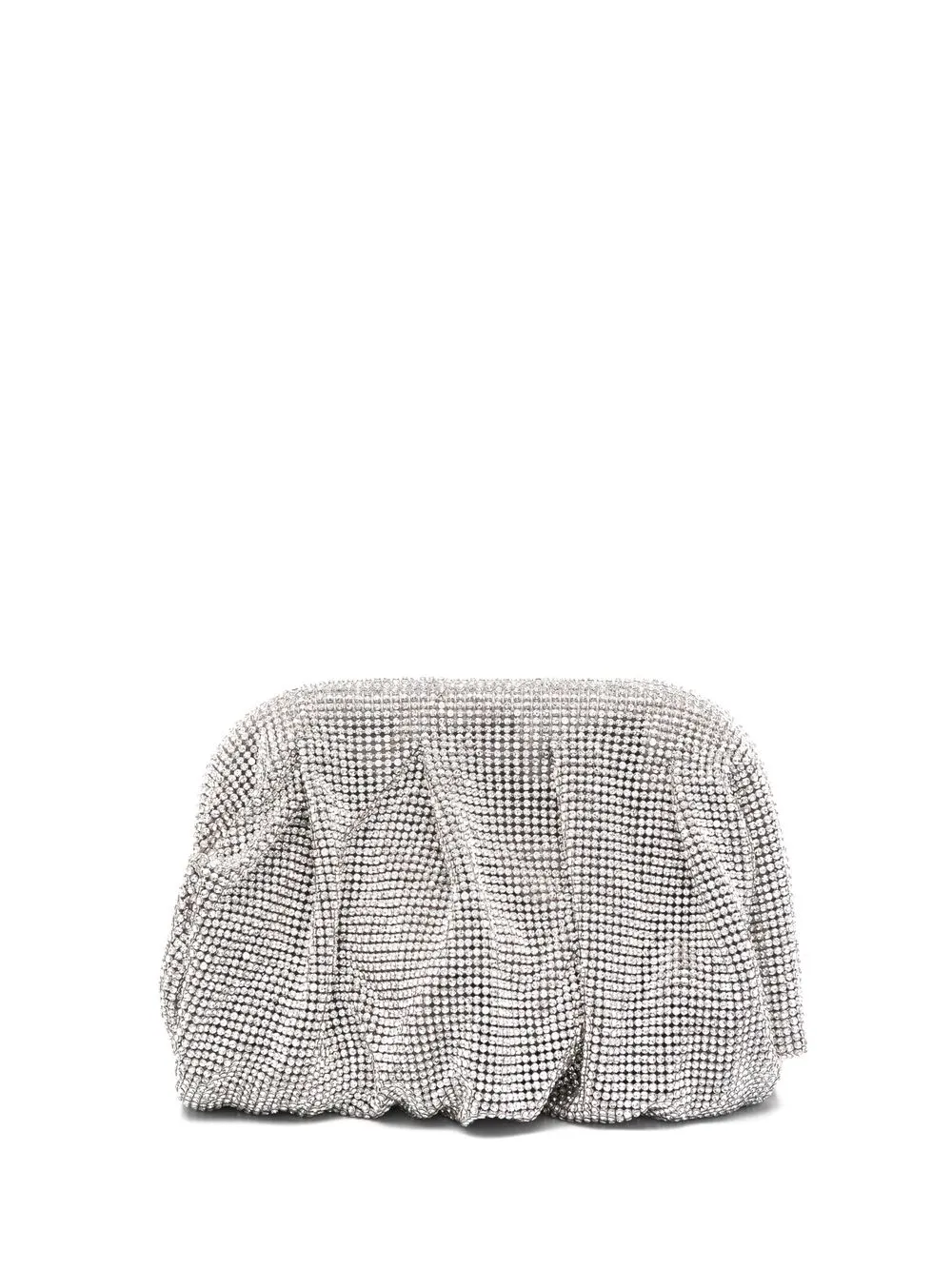 

Benedetta Bruzziches crystal embellished clutch bag - Silver