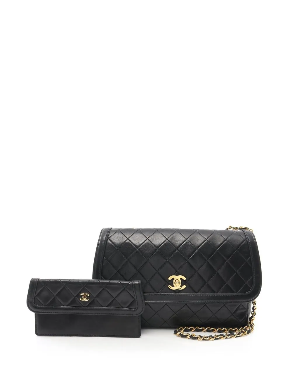 Pre-owned Chanel Classic Flap 单肩包（2012年典藏款） In Black