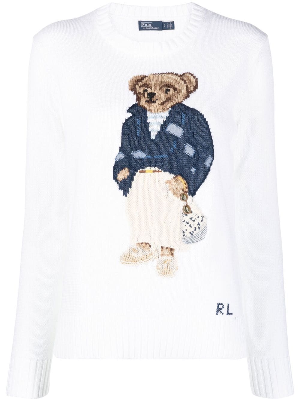 Polo Ralph Lauren Polo Bear intarsia-knit Jumper - Farfetch