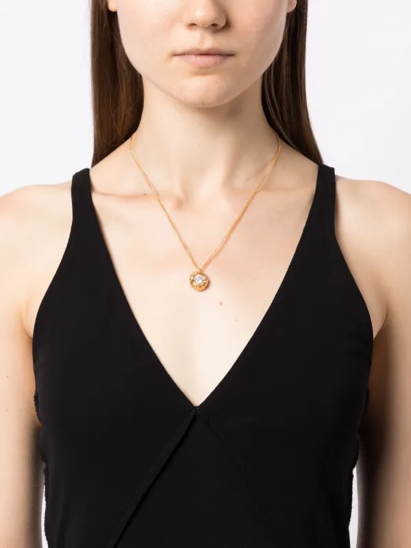 Gold pendant 2024 necklace womens