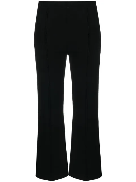 Theory pantalones tejidos con diseño acampanado