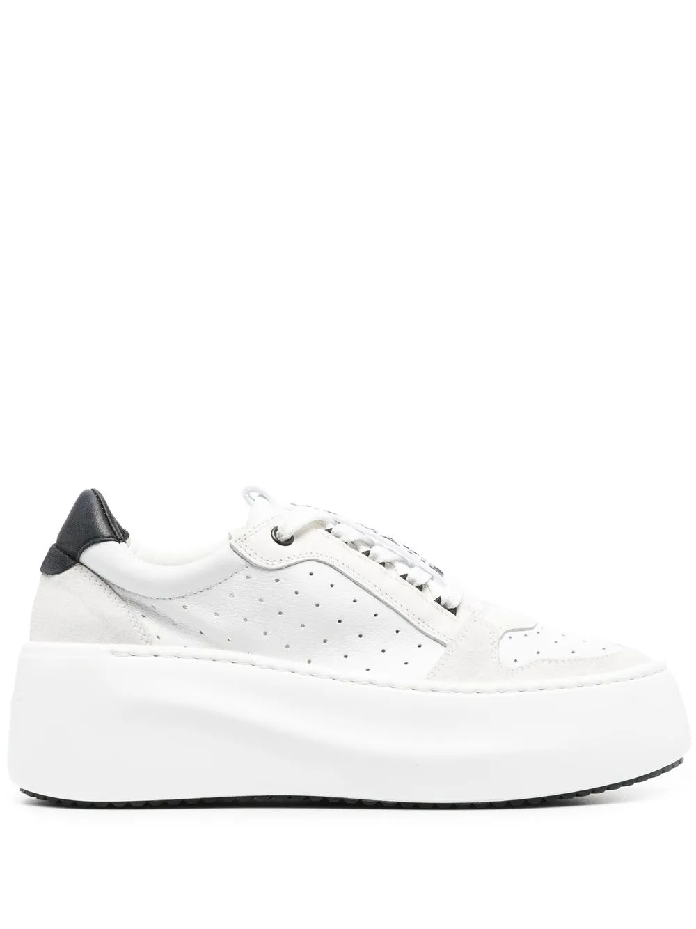 

Vic Matie perforated-detailed leather sneakers - White