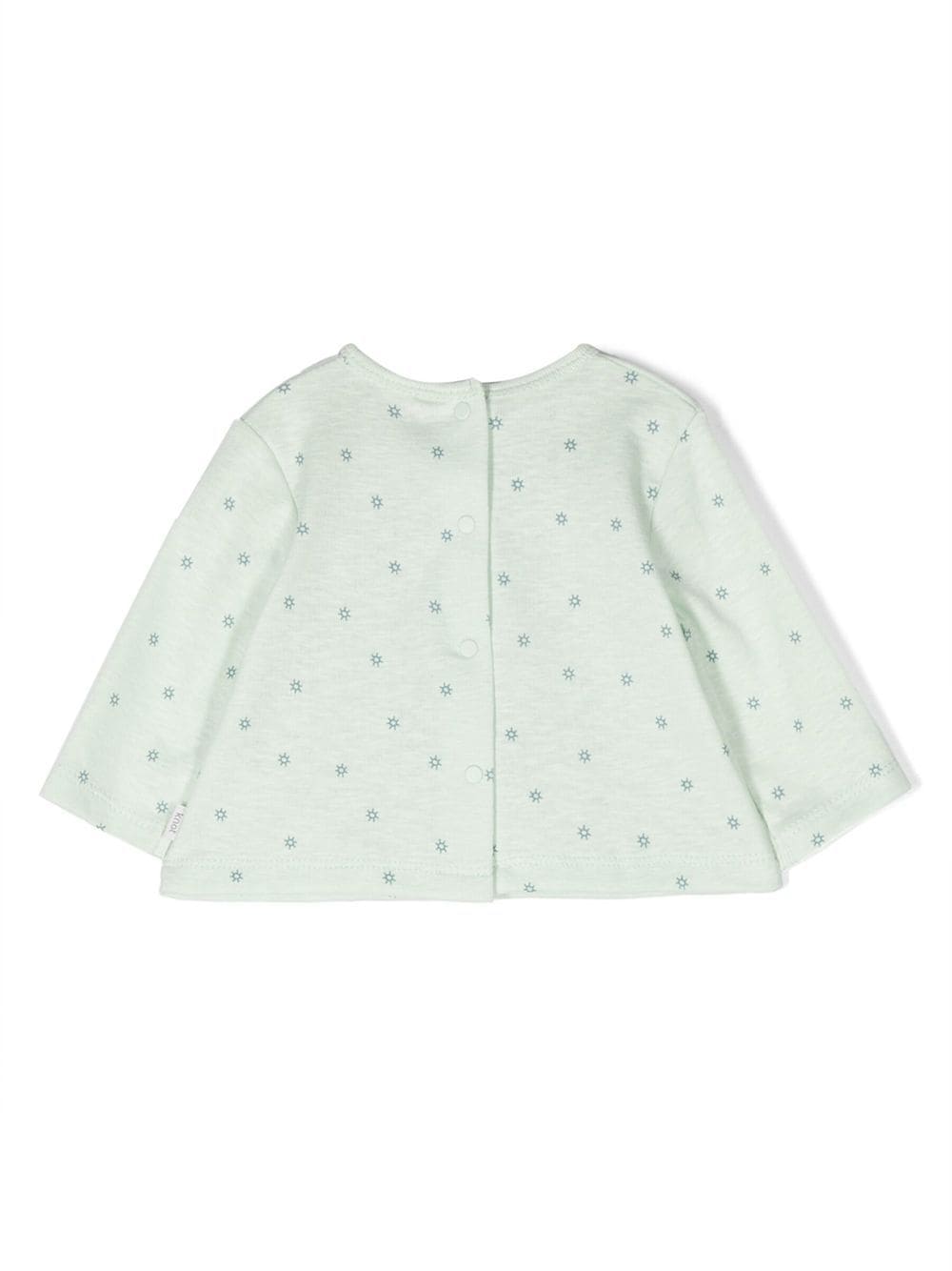 Shop Knot Teddy Patch Pcoket Blouse In Green