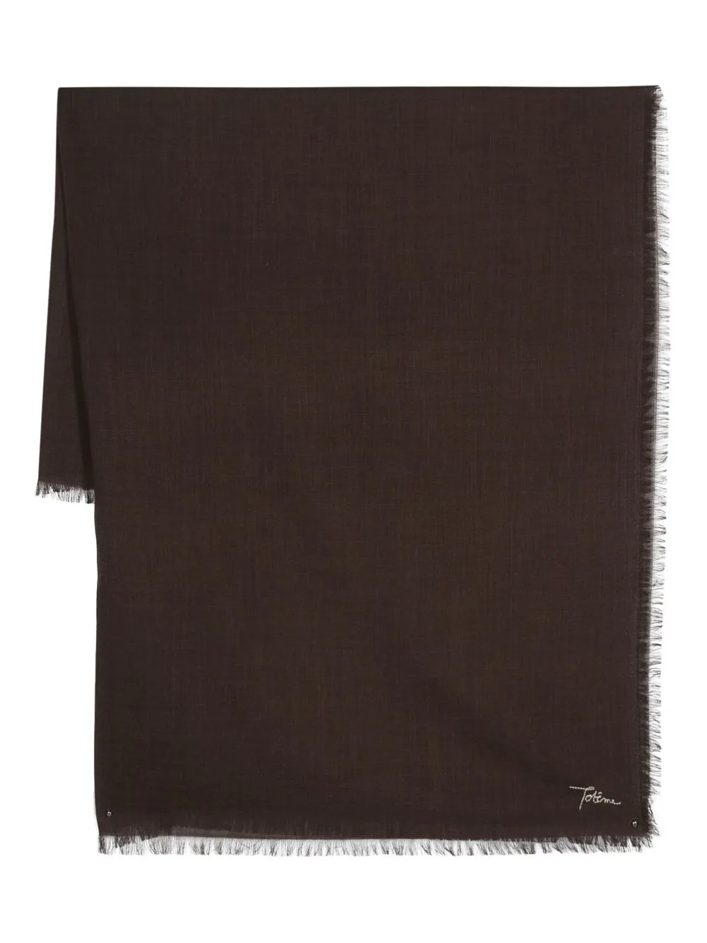 

TOTEME virgin wool scarf - Brown