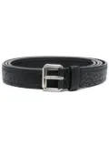 Prada textured leather belt - Black