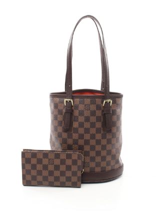 Louis Vuitton Marais Damier Bucket Bag - Farfetch