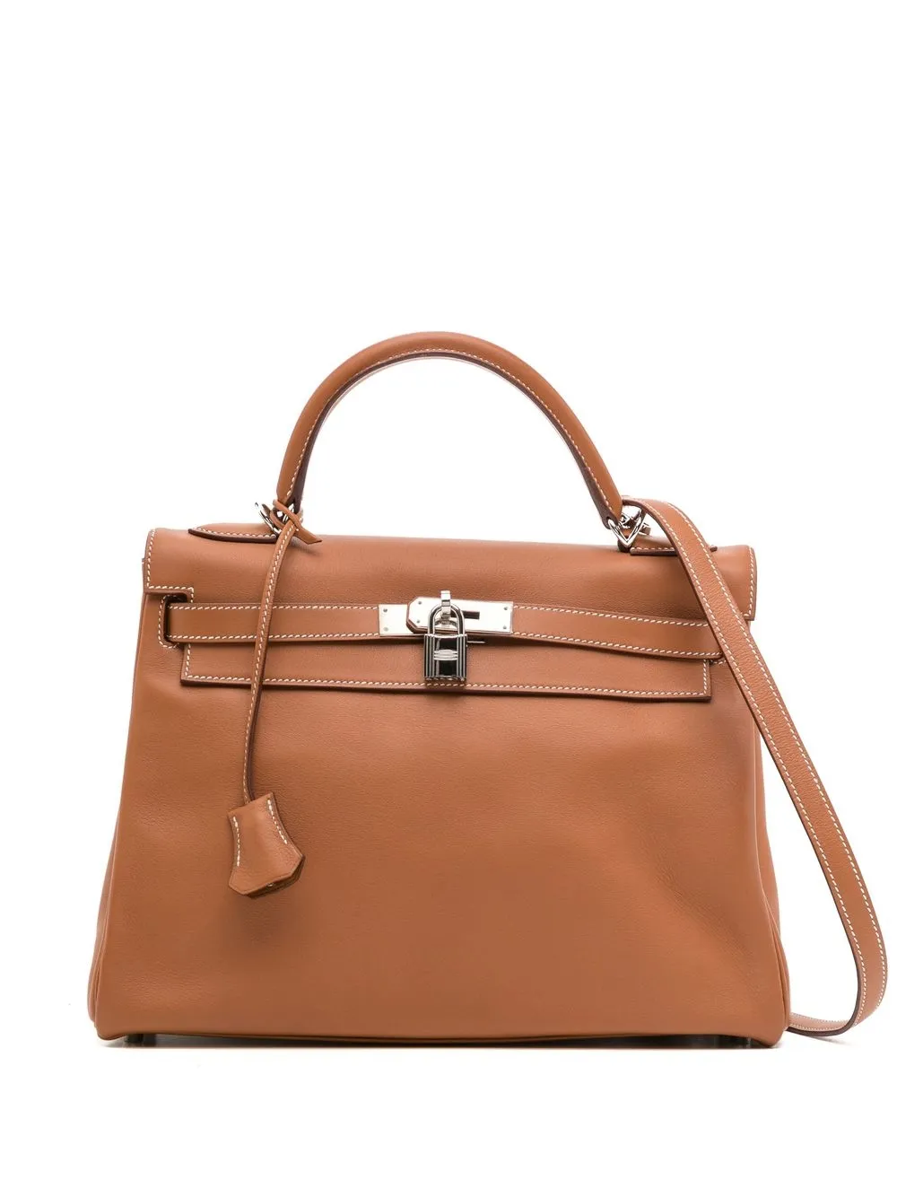 

Hermès 2006 pre-owned Kelly 32 Retourne 2way bag - Brown