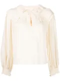 Ulla Johnson Aria ruffled silk blouse - White