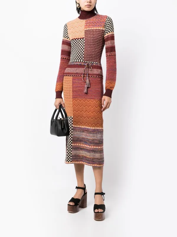 Ulla johnson patchwork clearance dress