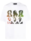 DSQUARED2 Bob Marley printed T-shirt - White