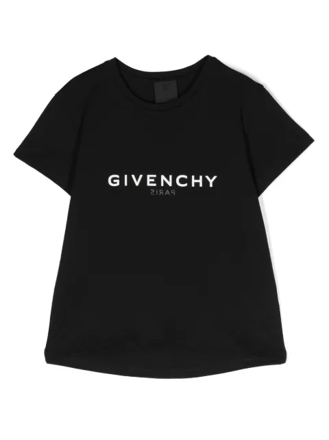 Givenchy Kids camiseta con logo estampado