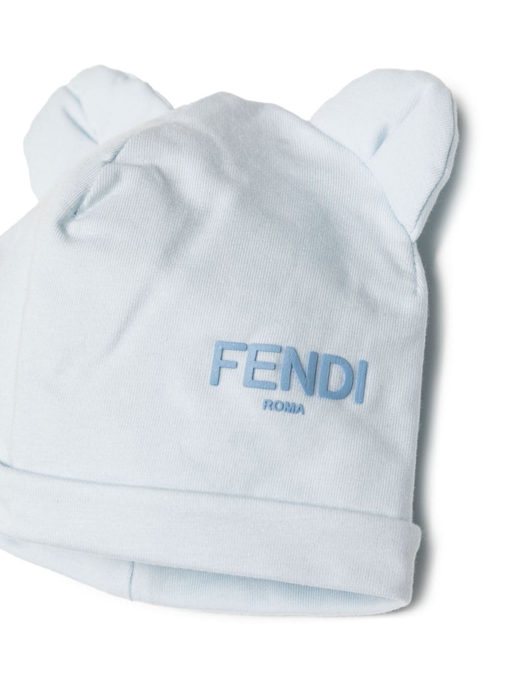 Shop Fendi Teddy-bear Print Three-piece Set In Blue