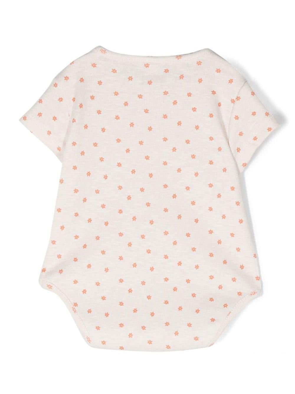 Knot Body met bloemenprint - Beige