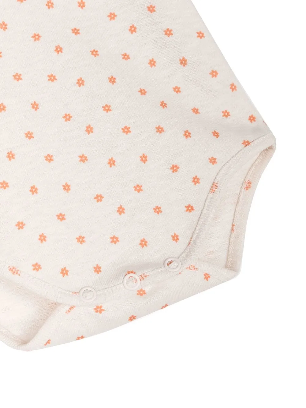 Knot Carmel Floral-print Cotton Body In Neutrals