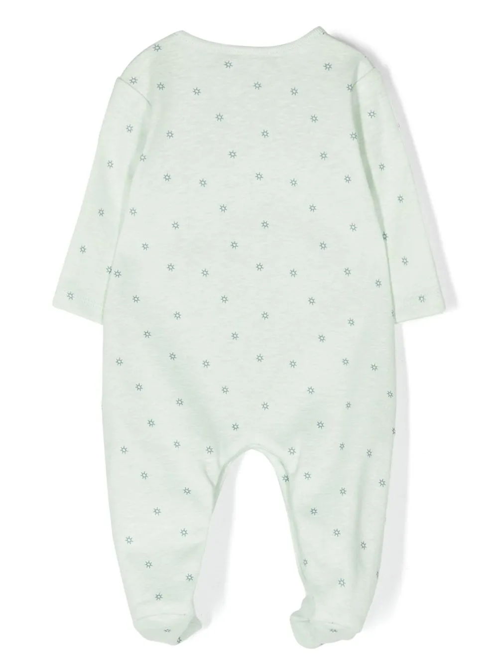 Knot Romper met ronde hals - Groen