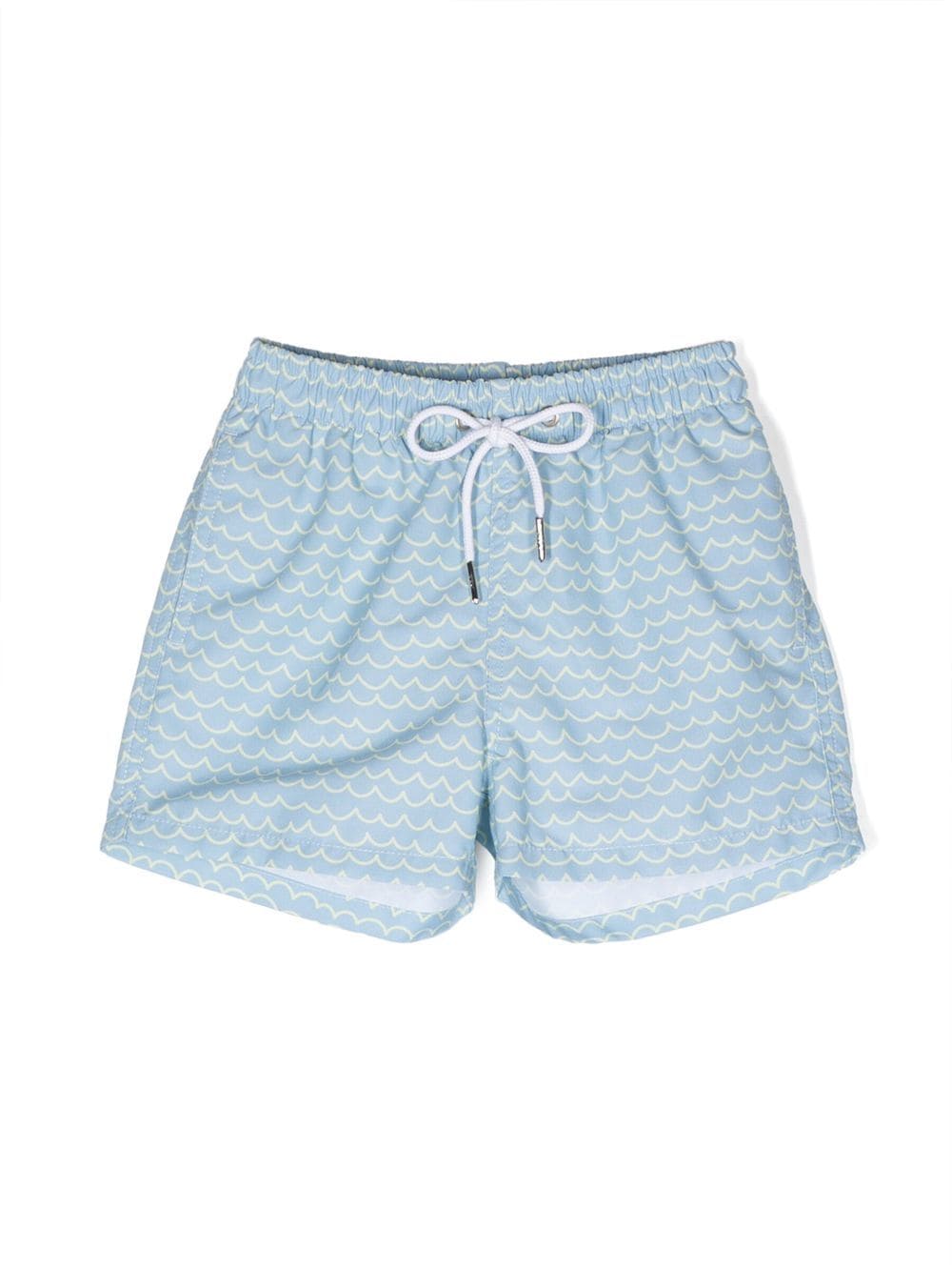 Knot Parker wave-print swim shorts - Blue