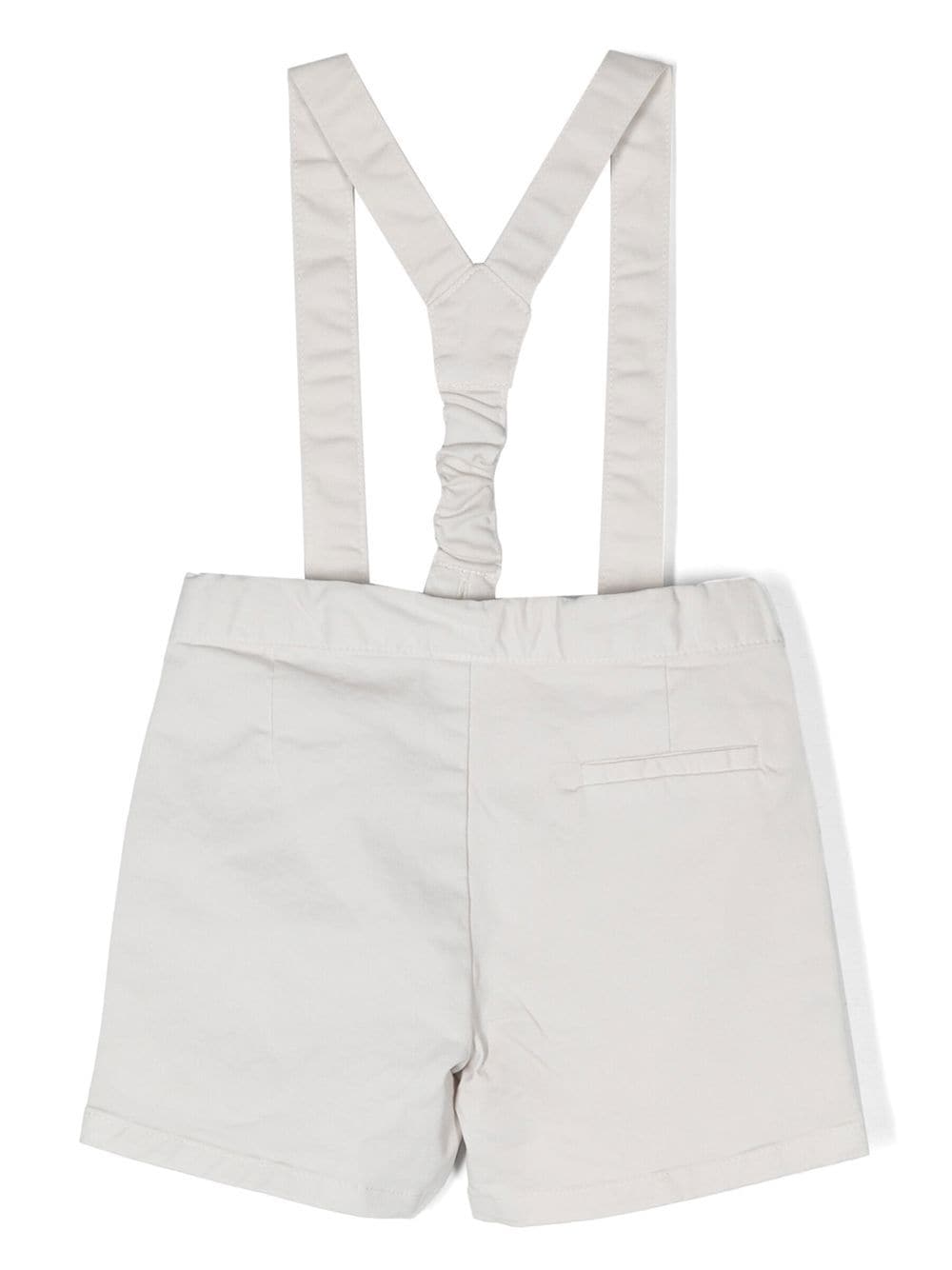 Shop Knot Niles Suspender Shorts In Neutrals
