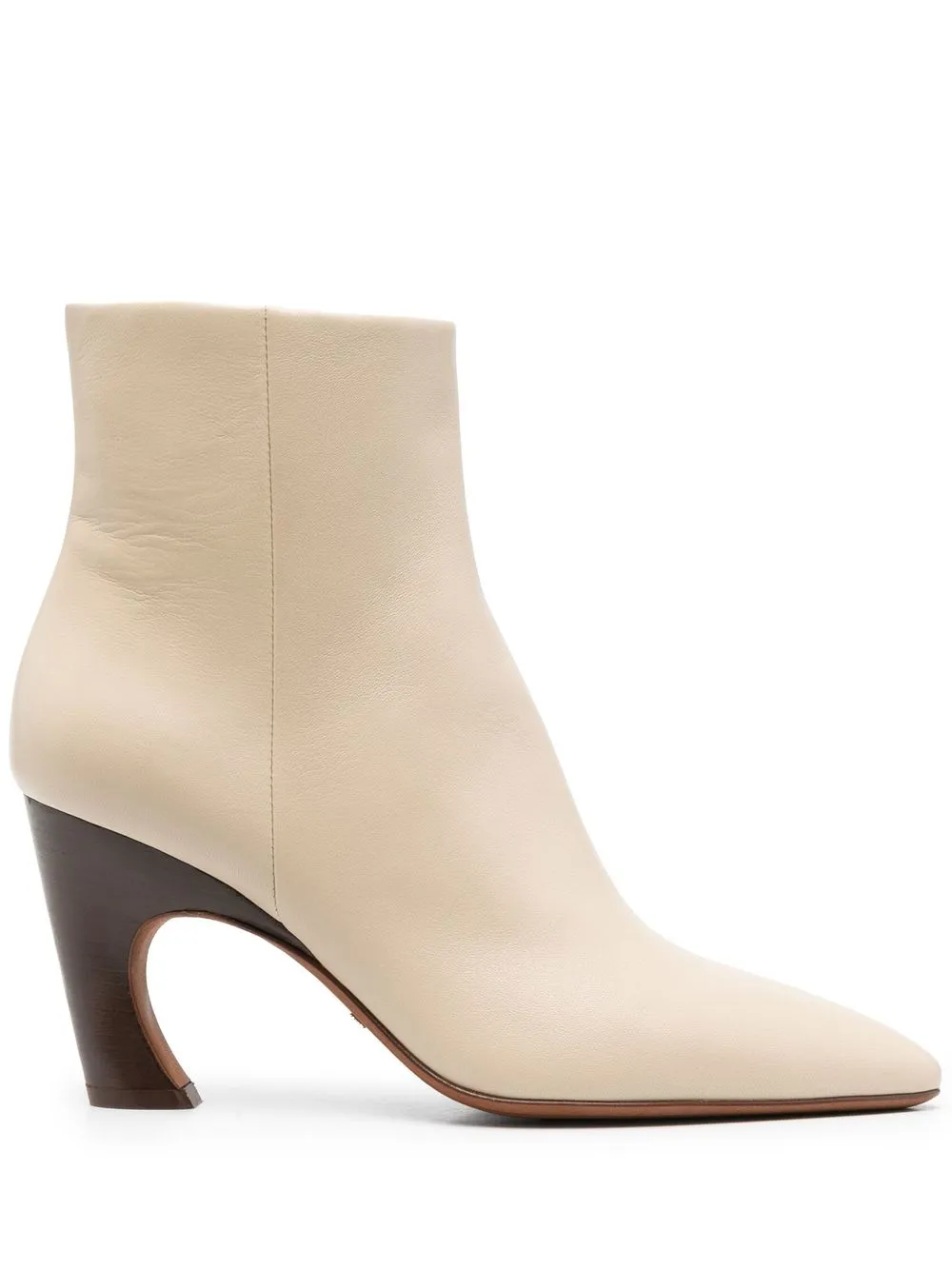 

Chloé high heel leather boots - Neutrals