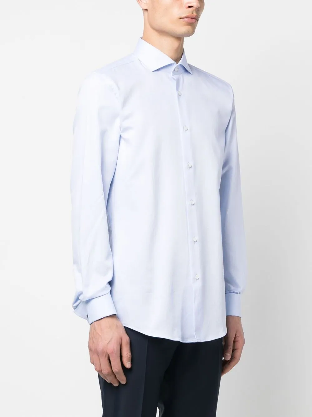 BOSS spreadcollar Cotton Shirt Farfetch