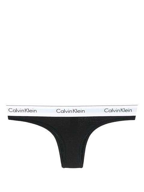Calvin Klein logo-waistband thong