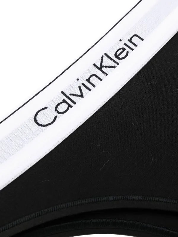 Calvin klein thong black discount