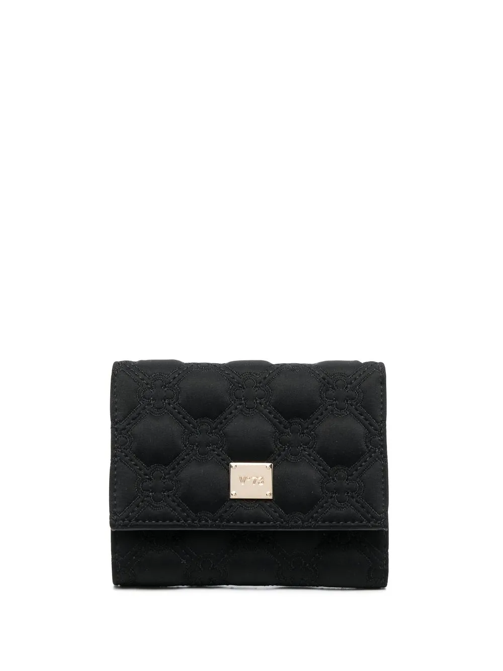 

V°73 embossed-monogram wallet - Black