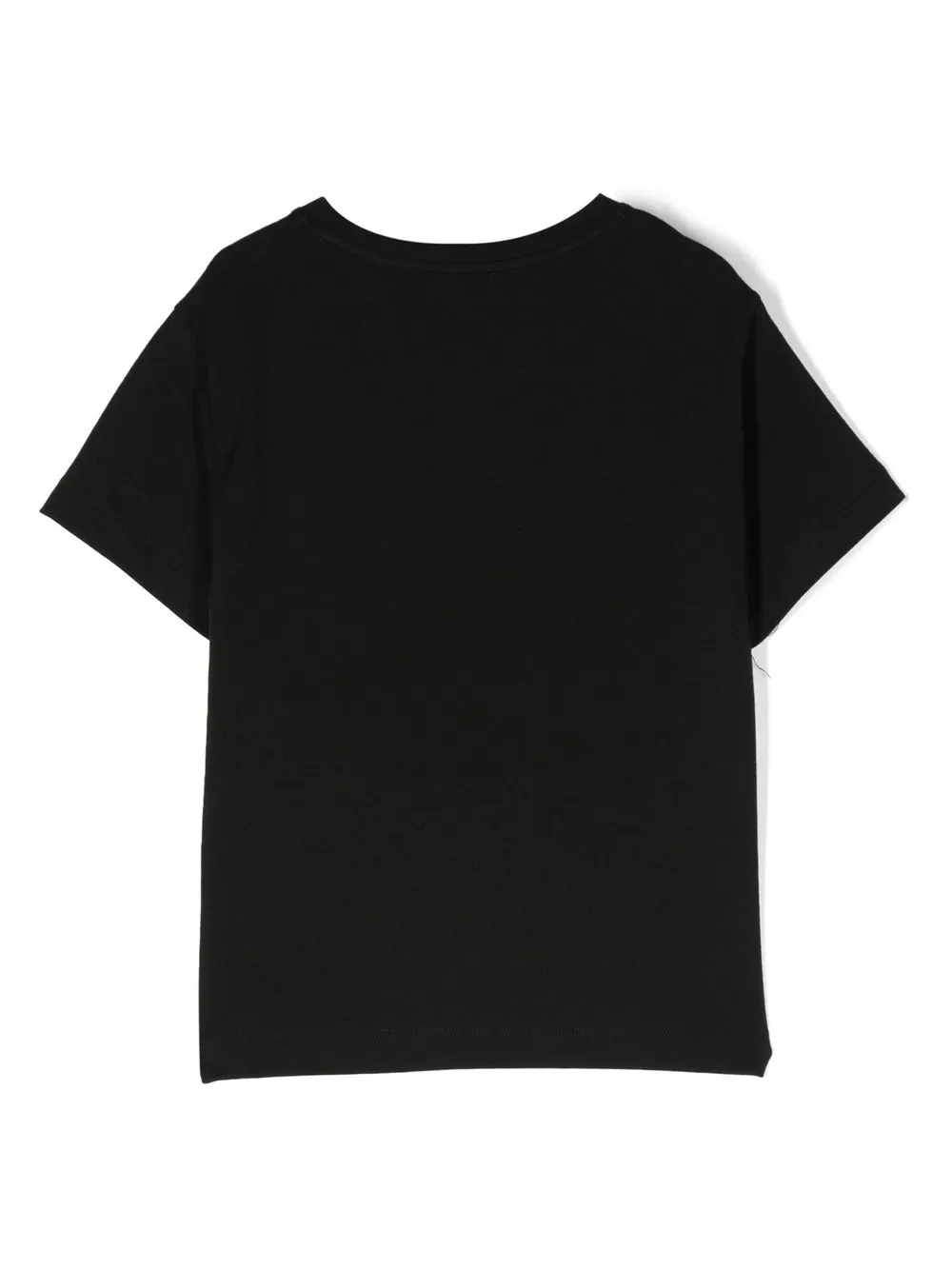 Elisabetta Franchi La Mia Bambina T-shirt met franje - Zwart