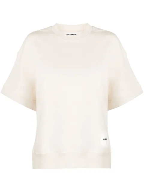Jil Sander logo-patch short-sleeved T-shirt