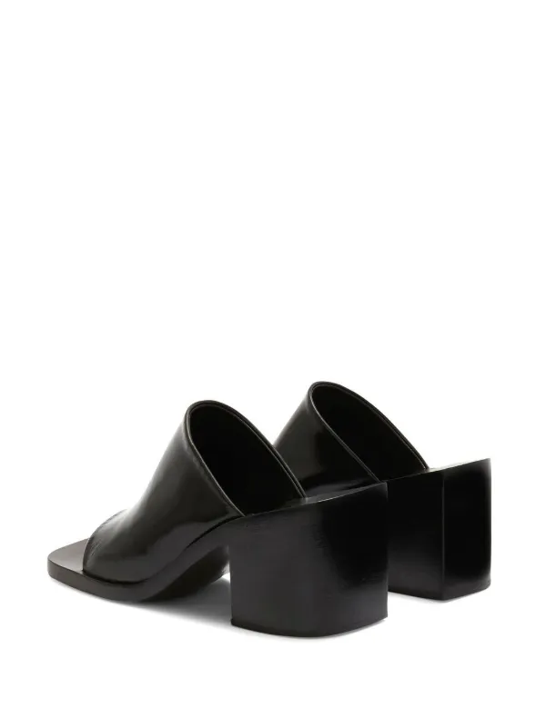 Open toe hotsell block heel mules