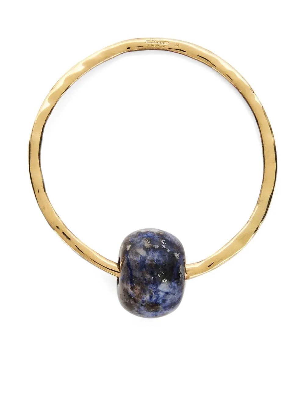 

Jil Sander stone-pendant bangle bracelet - Gold