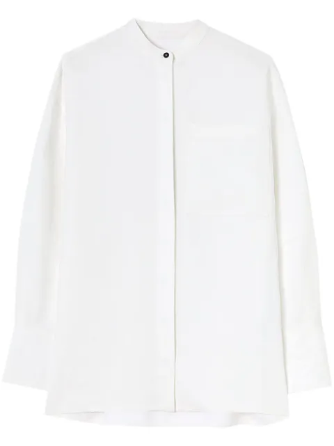Jil Sander drop-shoulder linen shirt 
