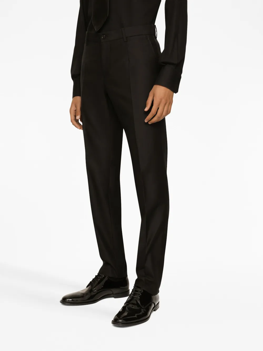 ♡送料関税込♡DOLCE&GABBANA ウールスーツ Dolce & Gabbana wool-silk single-breasted Suit | Black