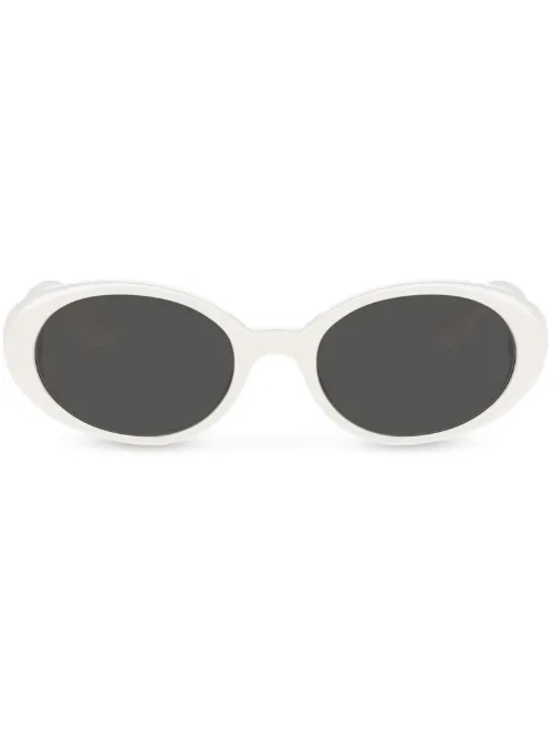 Lunettes de soleil Re-Edition DNA à monture ovale - Dolce & Gabbana Eyewear - Modalova