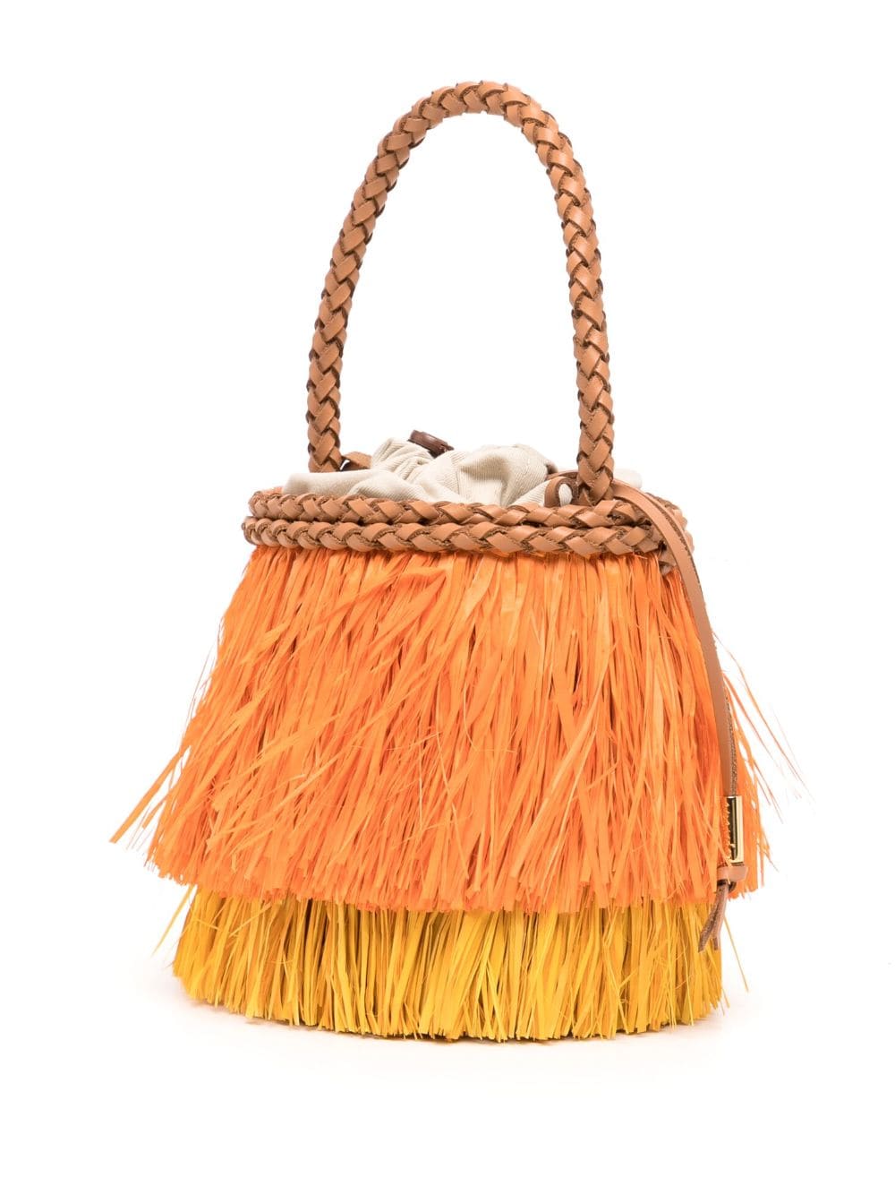 Aranaz fringe detail Bucket Bag Farfetch