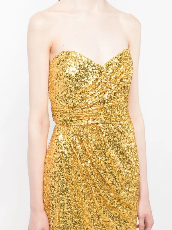 Bcbg gold hotsell sequin dress