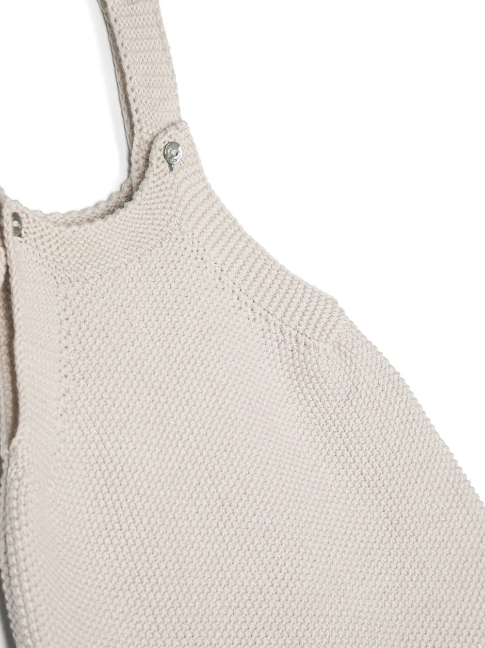 Knot Tenny Knitted Romper In Grey