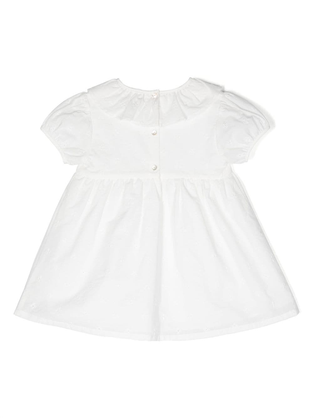 Shop Knot Etta Cotton Dress In White