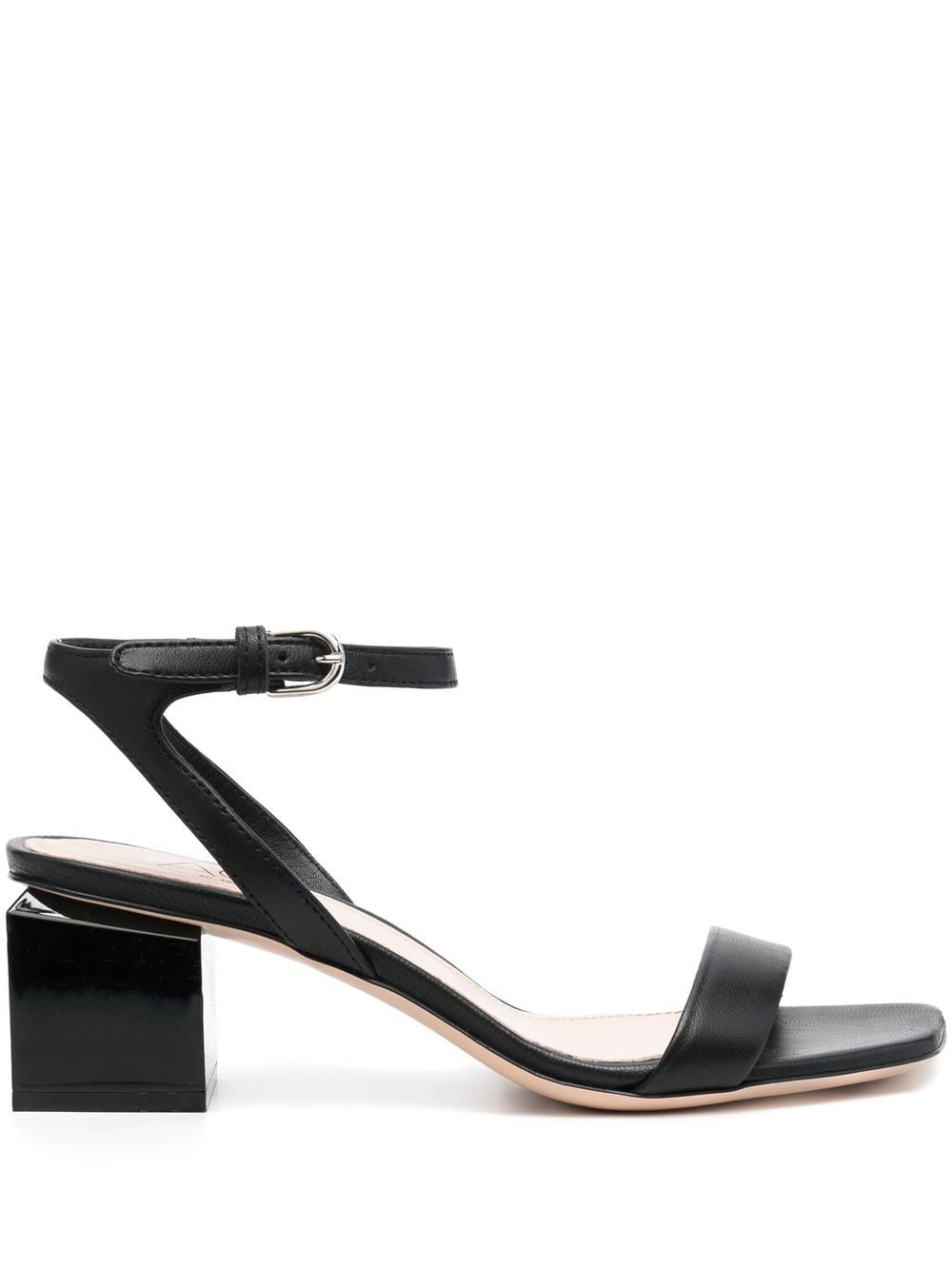 Shop Agl Attilio Giusti Leombruni Patent-leather Sandals In Black