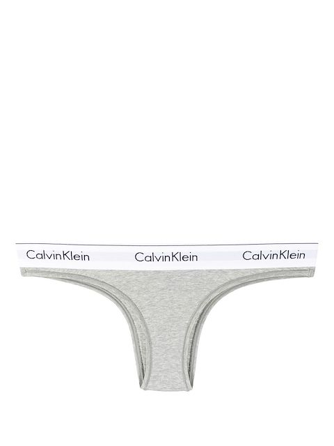 Calvin Klein logo-waistband thong
