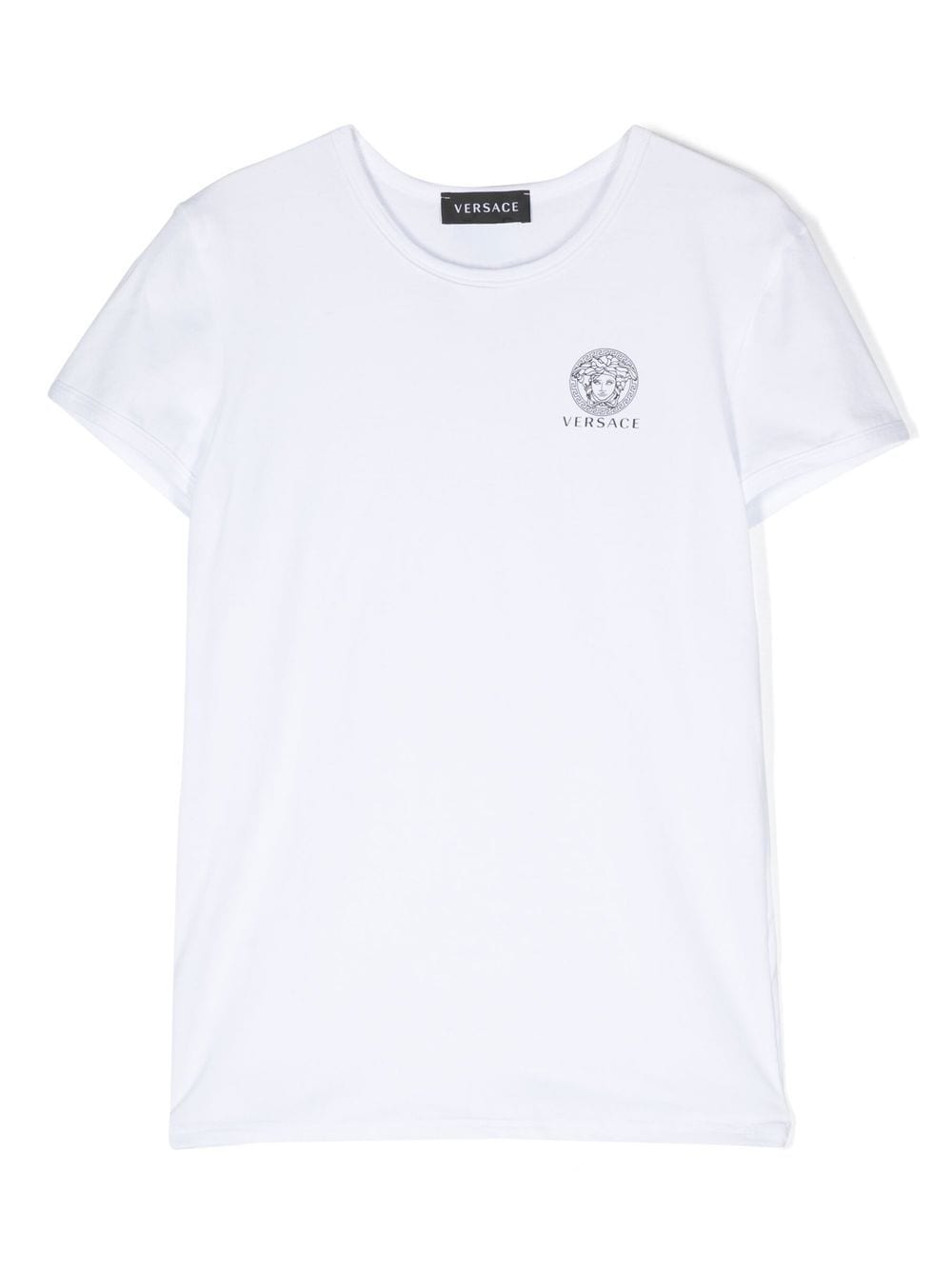 Versace Kids T-shirt met logoprint - Wit