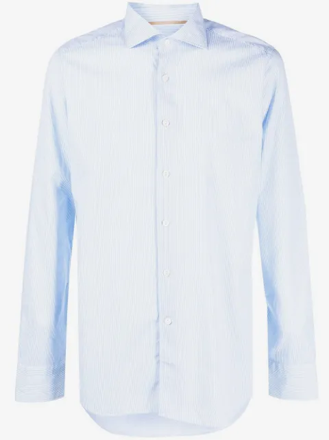 Tintoria Mattei long-sleeved cotton shirt