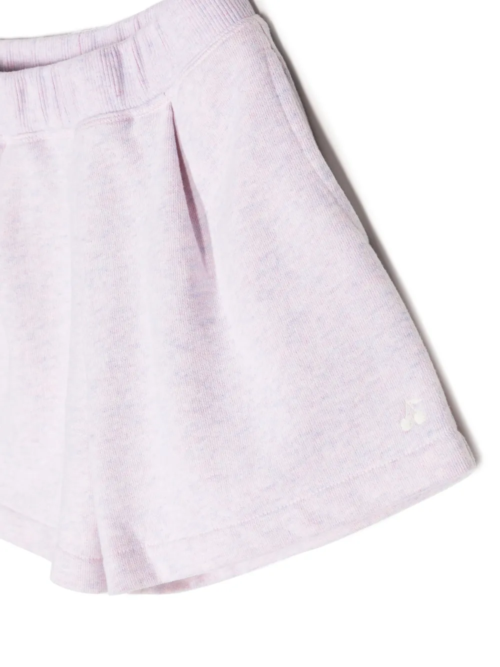 Shop Bonpoint Elasticated Flared Shorts In Pink