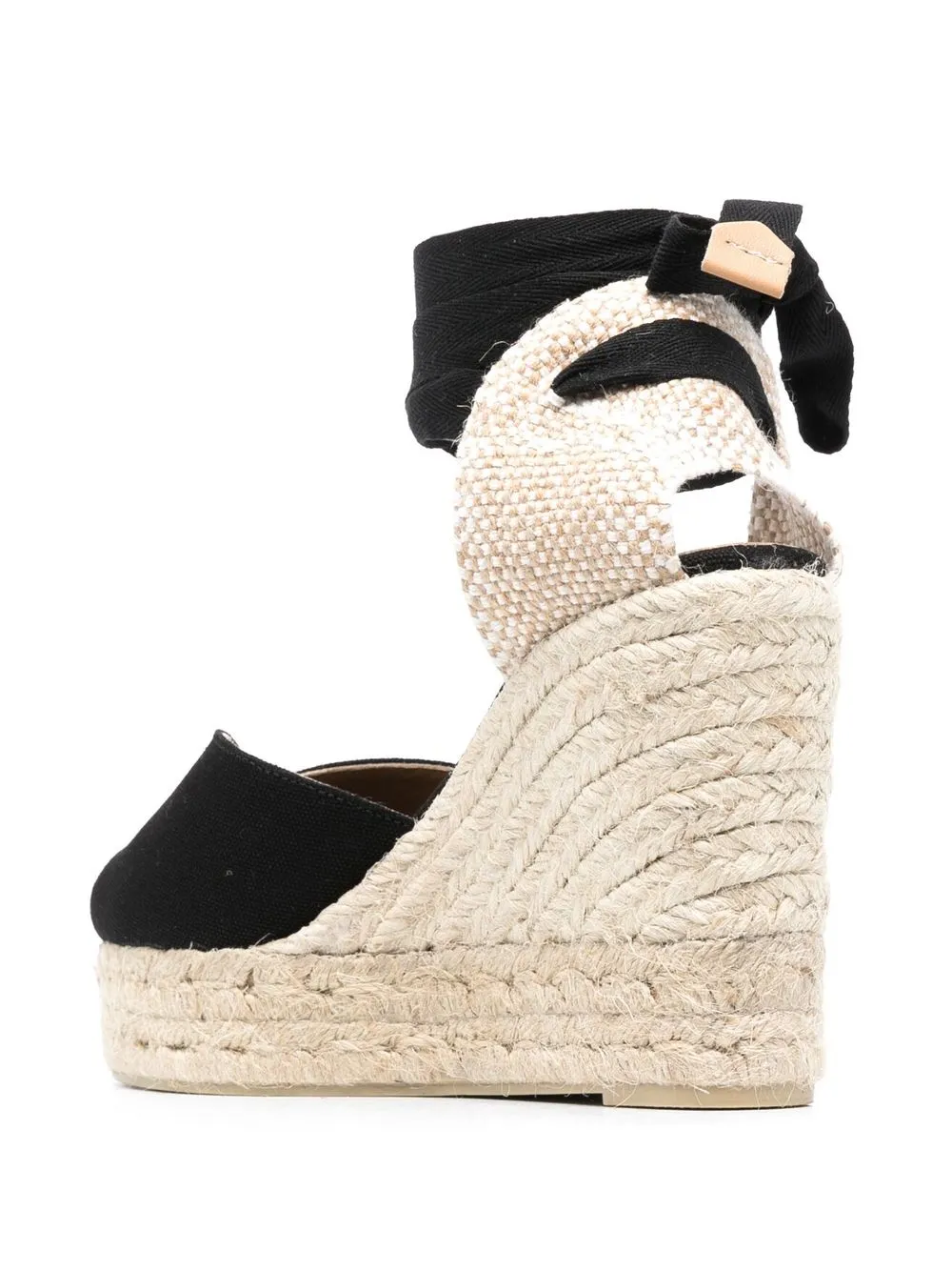 Castaã±er Chiara Wedge Espadrilles In Black | ModeSens