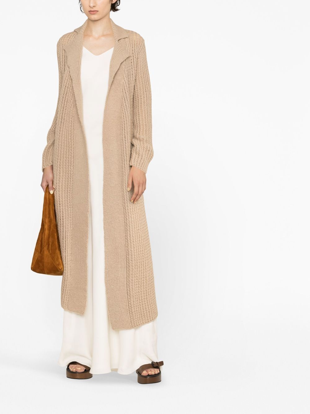 Chloé Vestjas met wafelpatroon - Beige